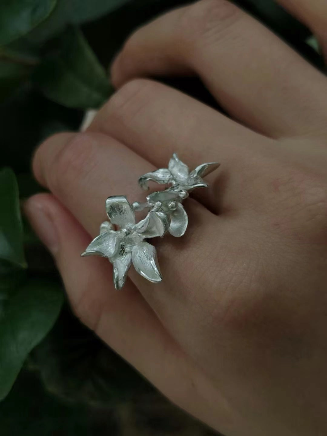 Oleander Handmade Ring